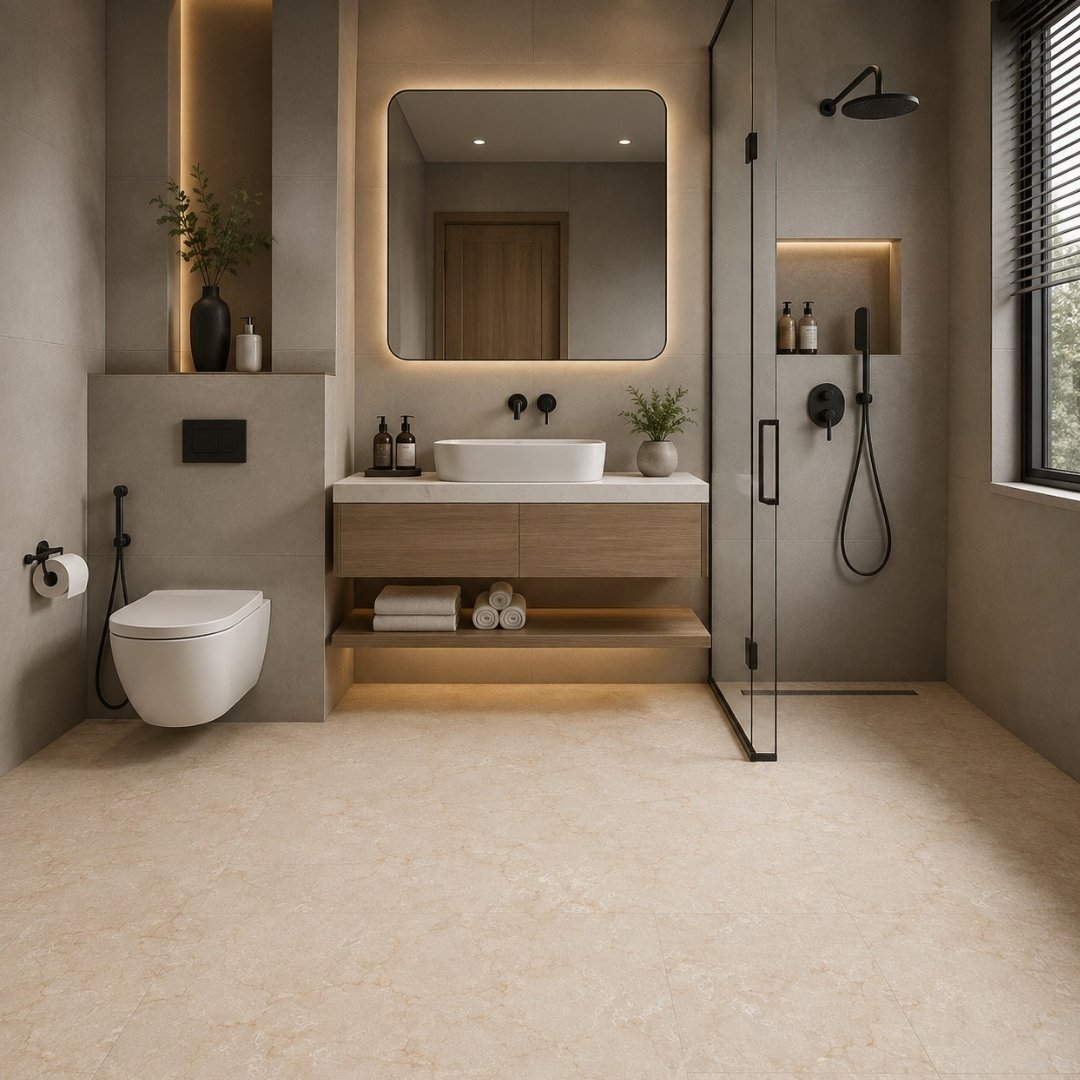 AL 6017 Marble & Stone Bathroom Tiles - My Home Studio
